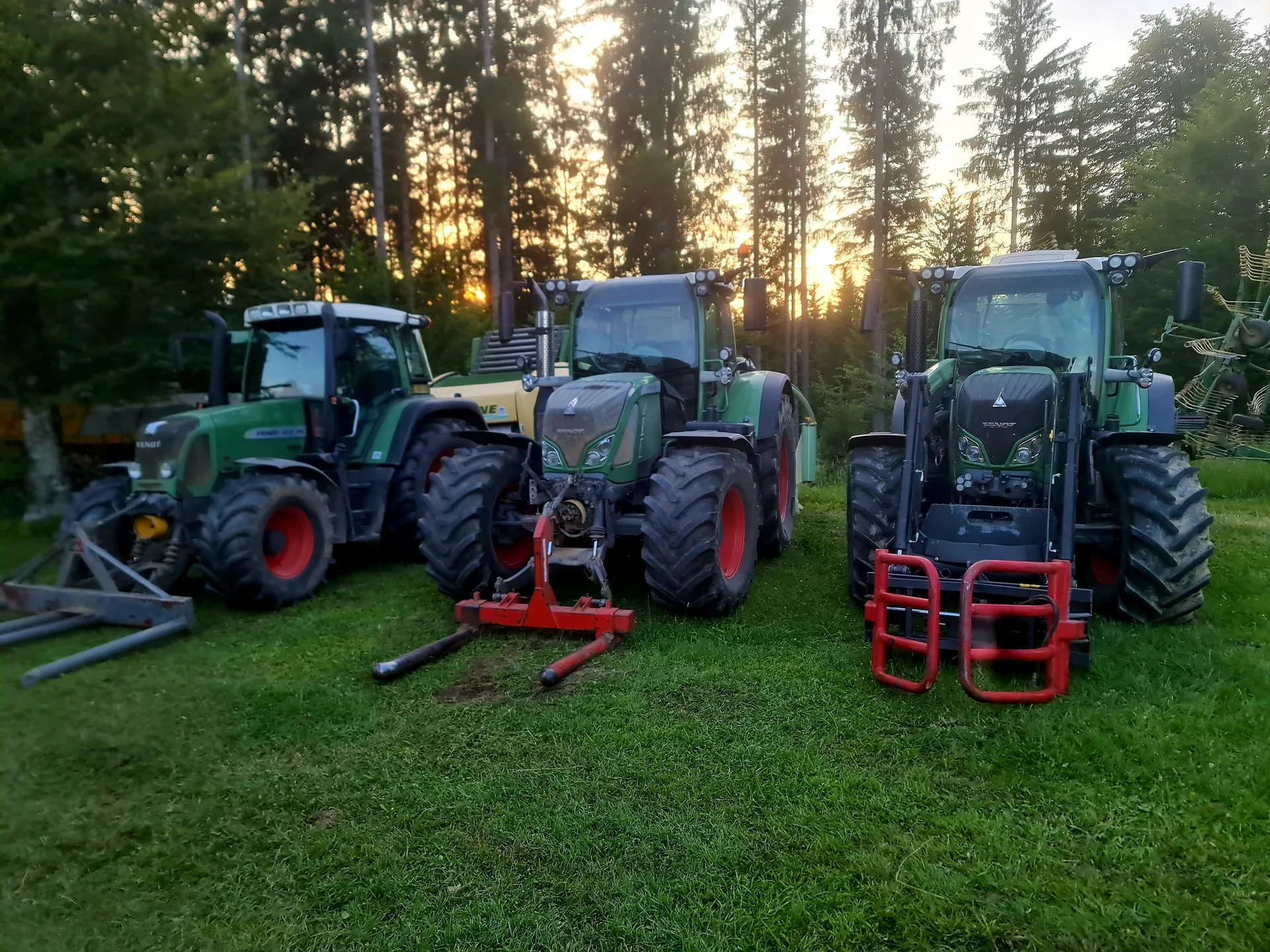 Traktorji Fendt na terenu